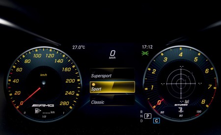 2019 Mercedes-AMG C43 4MATIC Sedan Digital Instrument Cluster Wallpapers 450x275 (85)