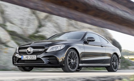 2019 Mercedes-AMG C43 Coupe 4MATIC Night Package Front Three-Quarter Wallpapers 450x275 (8)