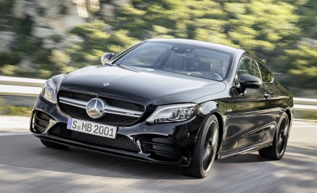 2019 Mercedes-AMG C43 Coupe 4MATIC Night Package Front Three-Quarter Wallpapers 450x275 (3)