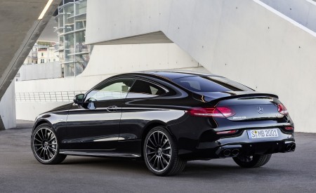 2019 Mercedes-AMG C43 Coupe 4MATIC Night Package Rear Three-Quarter Wallpapers 450x275 (17)