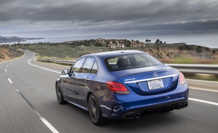 2019 Mercedes-AMG C43 Sedan (US-Spec) Rear Three-Quarter Wallpapers 450x275 (103)