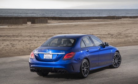 2019 Mercedes-AMG C43 Sedan (US-Spec) Rear Three-Quarter Wallpapers 450x275 (121)