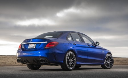 2019 Mercedes-AMG C43 Sedan (US-Spec) Rear Three-Quarter Wallpapers 450x275 (122)