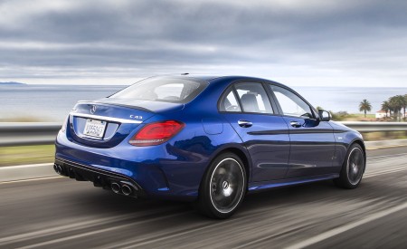 2019 Mercedes-AMG C43 Sedan (US-Spec) Rear Three-Quarter Wallpapers 450x275 (105)