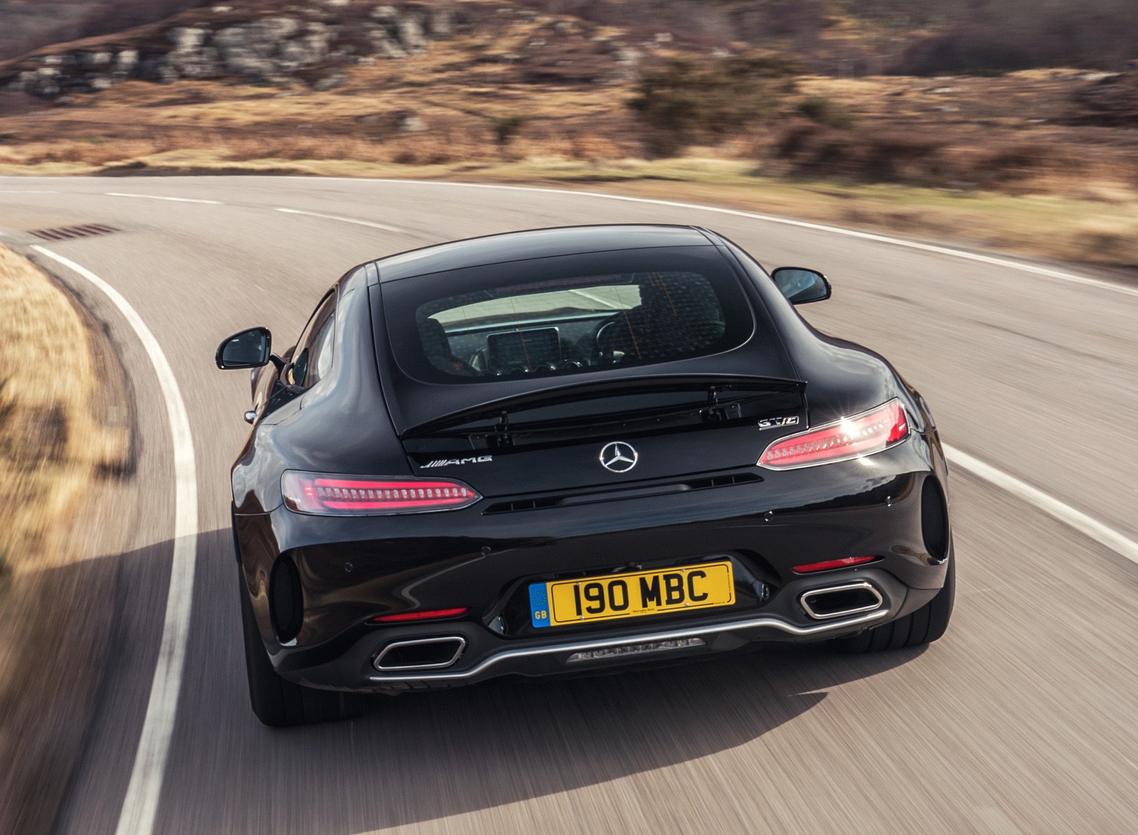 2019 Mercedes-AMG GT C Coupe Rear Wallpapers (12)