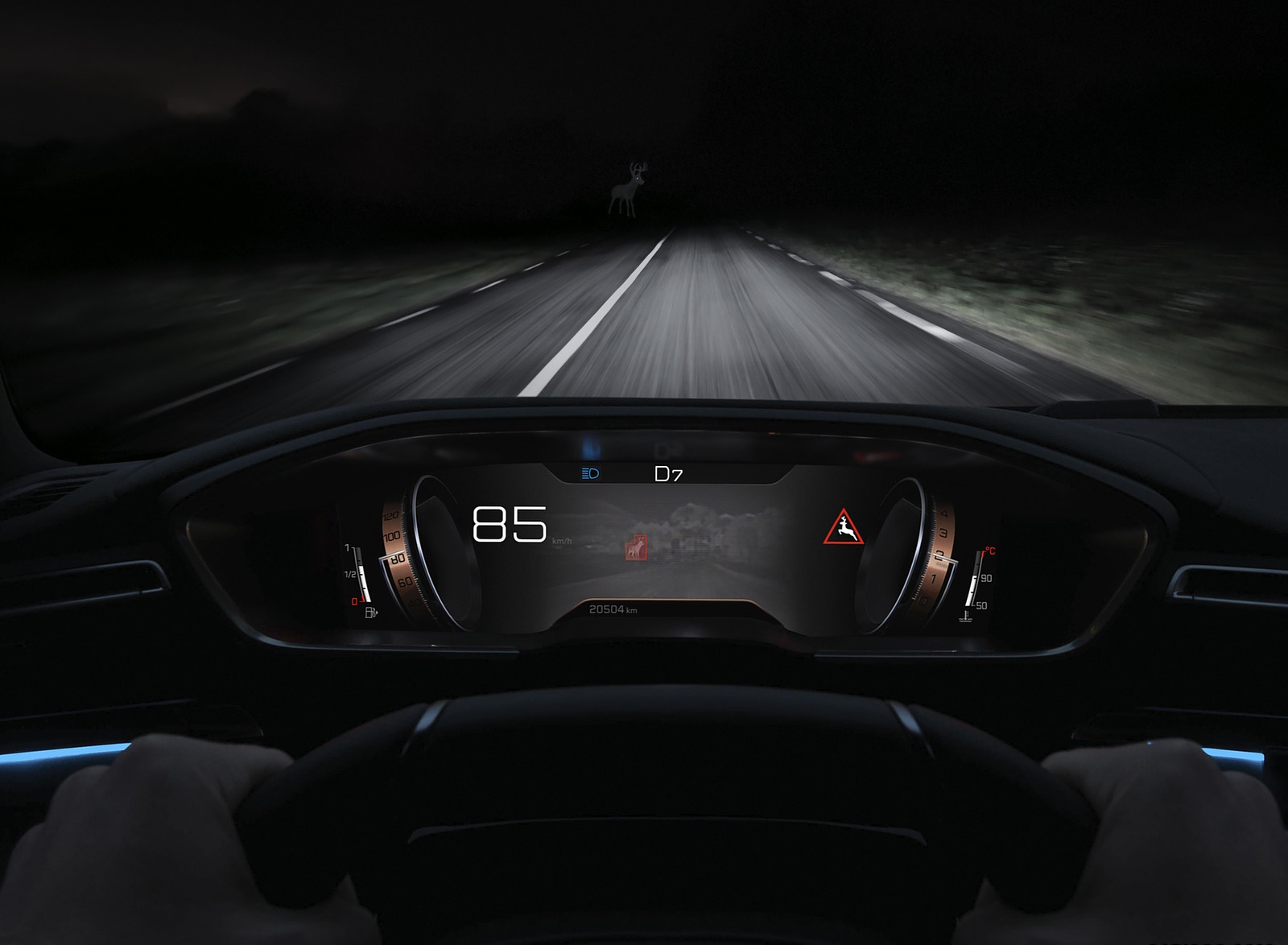2019 Peugeot 508 Digital Instrument Cluster Wallpapers (8)