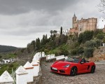 2019 Porsche 718 Boxster T (Color: Guards Red) Front Three-Quarter Wallpapers 150x120
