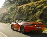 2019 Porsche 718 Boxster T (Color: Lava Orange) Rear Three-Quarter Wallpapers 150x120