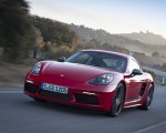 2019 Porsche 718 Cayman T (Color: Guards Red) Front Three-Quarter Wallpapers 150x120