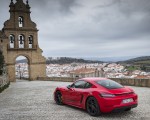 2019 Porsche 718 Cayman T (Color: Guards Red) Rear Three-Quarter Wallpapers 150x120 (43)