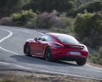 2019 Porsche 718 Cayman T (Color: Guards Red) Rear Three-Quarter Wallpapers 150x120