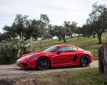 2019 Porsche 718 Cayman T (Color: Guards Red) Side Wallpapers 150x120 (45)