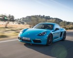 2019 Porsche 718 Cayman T (Color: Miami Blue) Front Three-Quarter Wallpapers 150x120