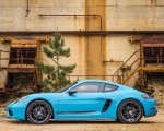 2019 Porsche 718 Cayman T (Color: Miami Blue) Side Wallpapers 150x120