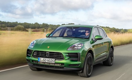 2019 Porsche Macan S (Color: Mamba Green Metallic) Front Wallpapers 450x275 (12)