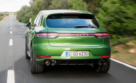 2019 Porsche Macan S (Color: Mamba Green Metallic) Rear Wallpapers 450x275 (4)