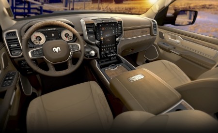 2019 Ram 1500 Laramie Longhorn Edition Interior Cockpit Wallpapers 450x275 (13)