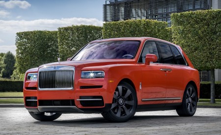 2019 Rolls-Royce Cullinan (Color: Fux Orange) Front Three-Quarter Wallpapers 450x275 (29)
