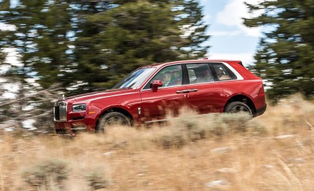2019 Rolls-Royce Cullinan (Color: Scala Red) Side Wallpapers 450x275 (83)