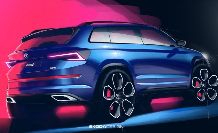 2019 Skoda Kodiaq RS Design Sketch Wallpapers 450x275 (36)