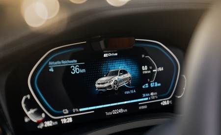 2020 BMW 330e Plug-in Hybrid Digital Instrument Cluster Wallpapers 450x275 (80)