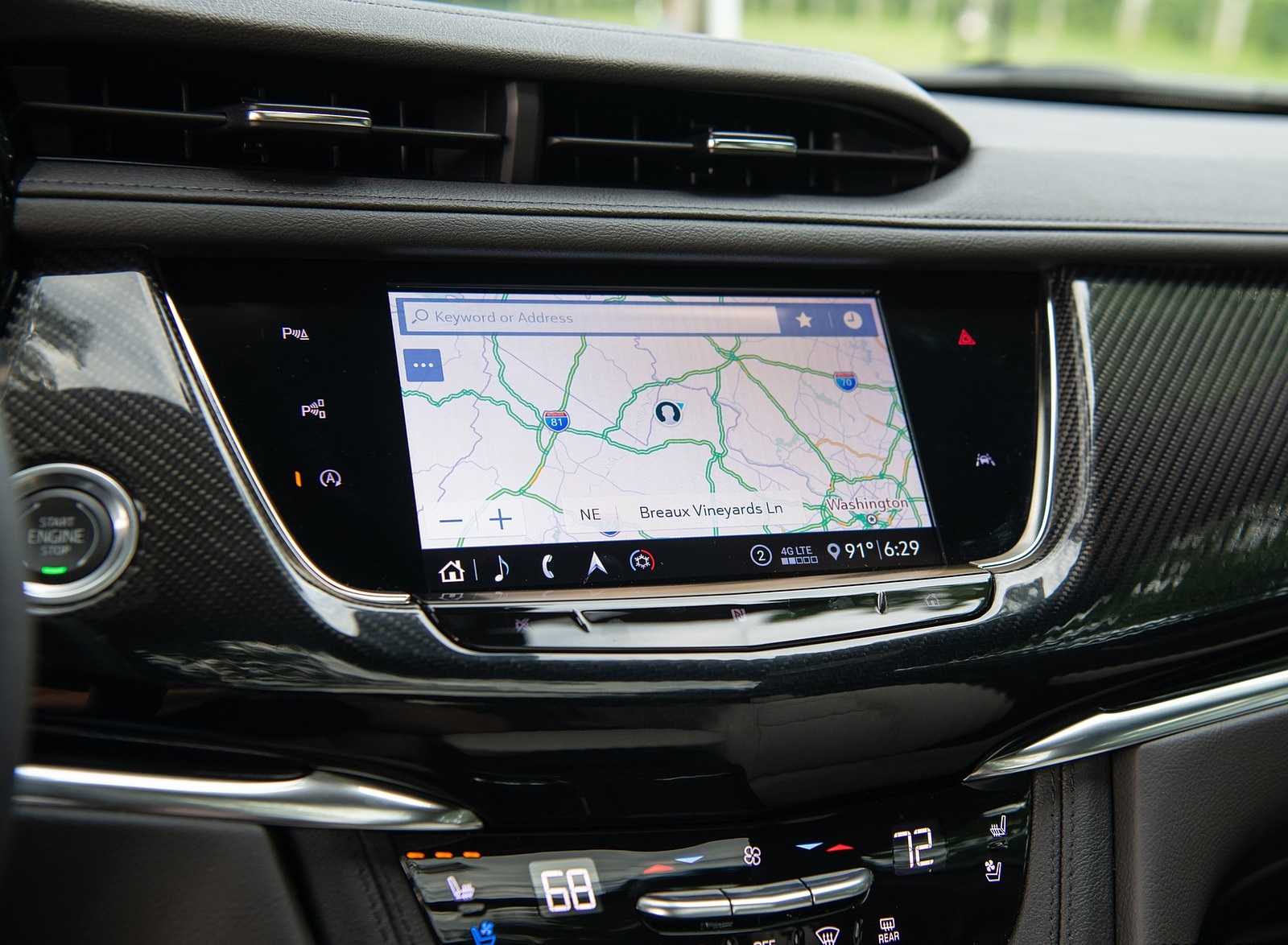 2020 Cadillac XT6 Sport Central Console Wallpapers (5)