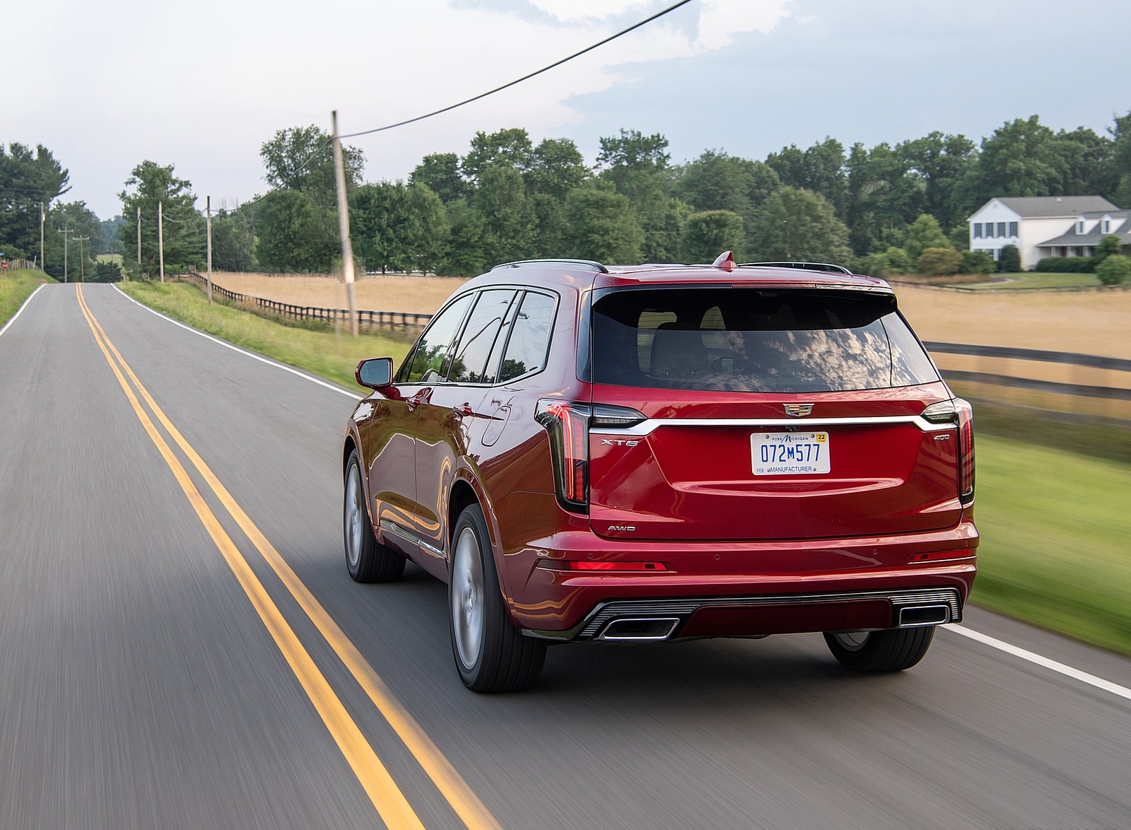 2020 Cadillac XT6 Sport Rear Three-Quarter Wallpapers (2)