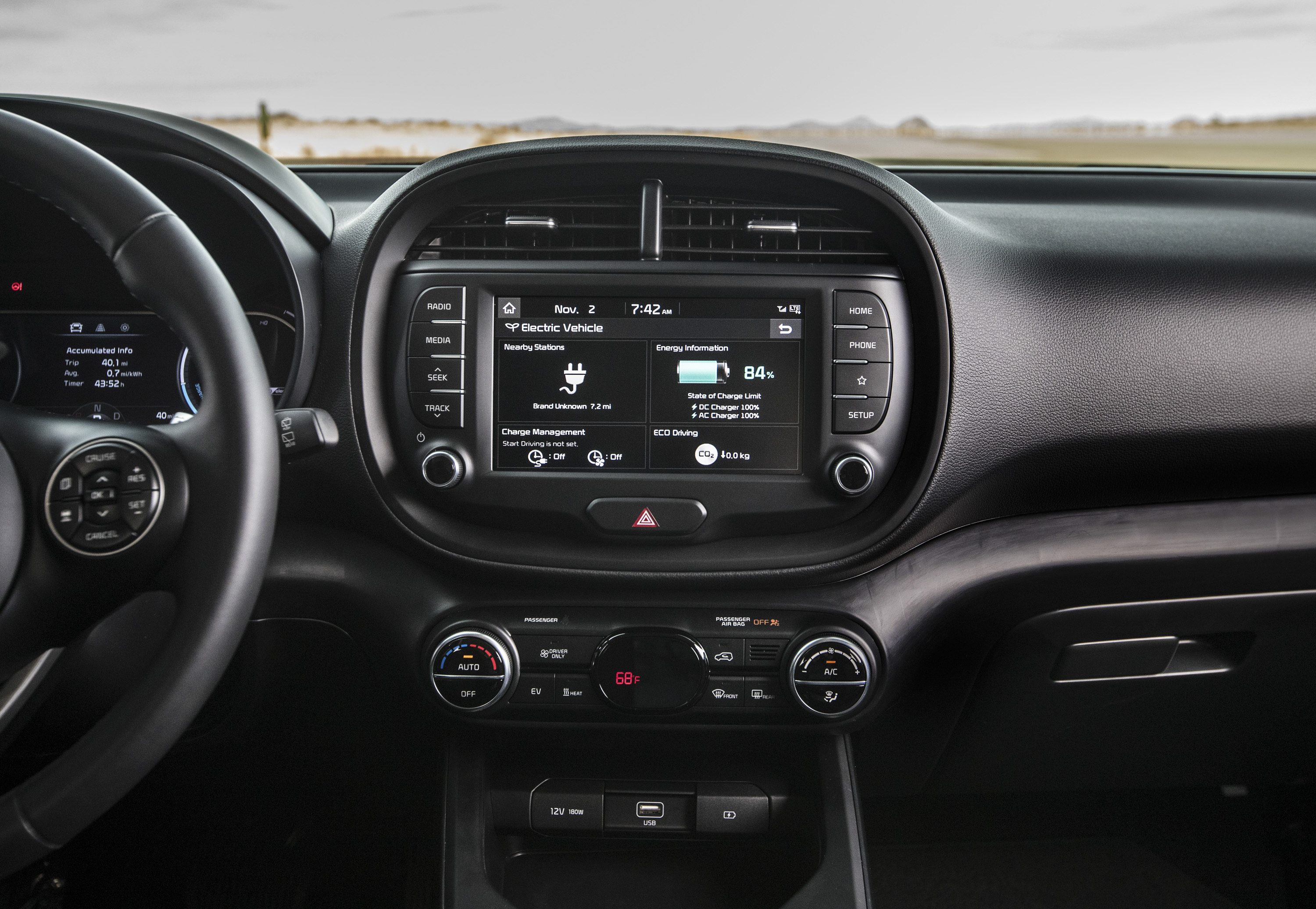 2020 Kia Soul EV Digital Instrument Cluster Wallpapers #35 of 37