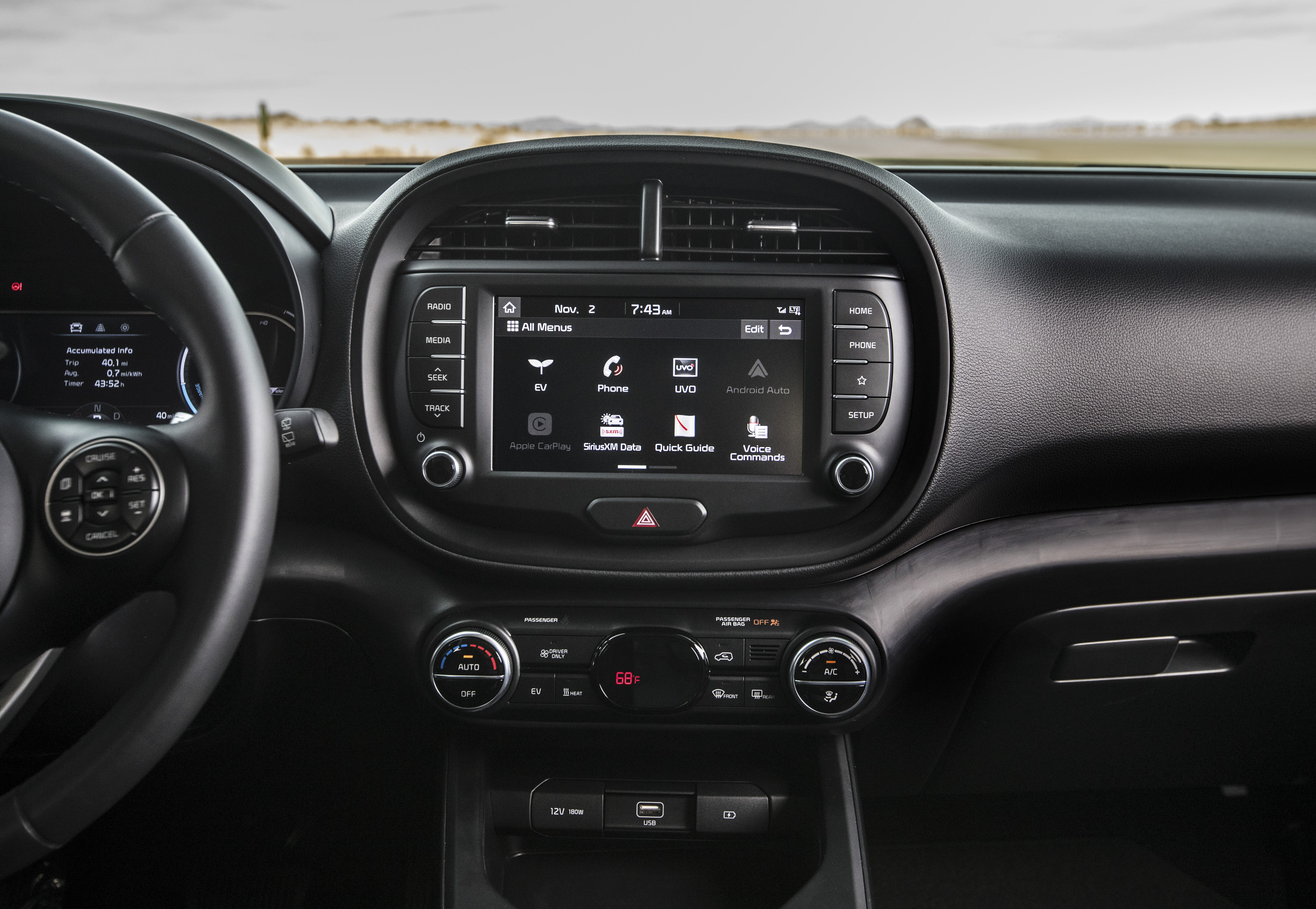 2020 Kia Soul EV Digital Instrument Cluster Wallpapers #34 of 37
