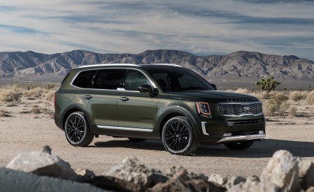 2020 Kia Telluride Front Three-Quarter Wallpapers 450x275 (5)