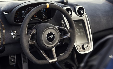 2020 McLaren 600LT Spider (Color: Lantana Purple) Interior Steering Wheel Wallpapers 450x275 (24)