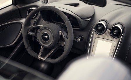 2020 McLaren 600LT Spider (Color: Lime Green) Interior Steering Wheel Wallpapers 450x275 (80)