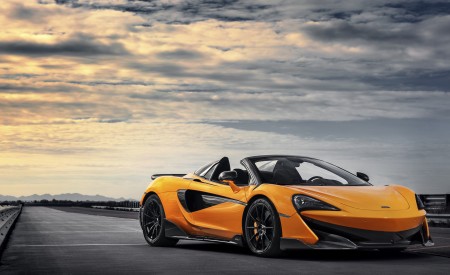 2020 McLaren 600LT Spider (Color: Myan Orange) Front Three-Quarter Wallpapers 450x275 (39)