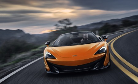 2020 McLaren 600LT Spider (Color: Myan Orange) Front Wallpapers 450x275 (41)