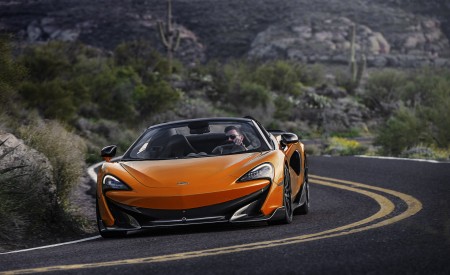 2020 McLaren 600LT Spider (Color: Myan Orange) Front Wallpapers 450x275 (42)