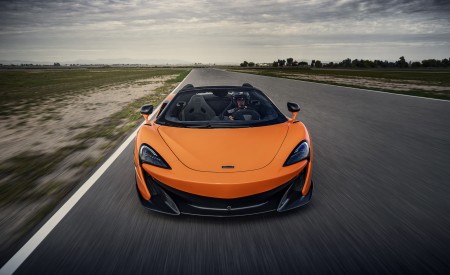 2020 McLaren 600LT Spider (Color: Myan Orange) Front Wallpapers 450x275 (33)