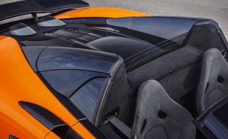 2020 McLaren 600LT Spider (Color: Myan Orange) Spoiler Wallpapers 450x275 (50)
