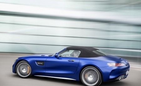 2020 Mercedes-AMG GT C Roadster (Color: Brilliant Blue) Side Wallpapers 450x275 (117)