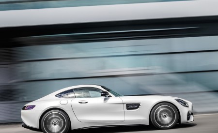 2020 Mercedes-AMG GT (Color: Designo Diamond White Bright) Side Wallpapers 450x275 (104)