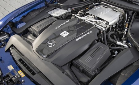 2020 Mercedes-AMG GT Coupe (Color: Brilliant Blue Metallic) Engine Wallpapers 450x275 (81)