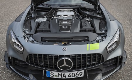 2020 Mercedes-AMG GT R Pro (Color: Designo Selenite Gray Magno) Engine Wallpapers 450x275 (21)
