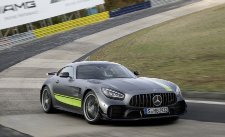 2020 Mercedes-AMG GT R Pro (Color: Selenite Grey Magno) Front Three-Quarter Wallpapers 450x275 (31)