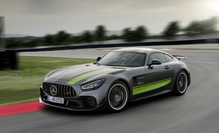 2020 Mercedes-AMG GT R Pro (Color: Selenite Grey Magno) Front Three-Quarter Wallpapers 450x275 (32)