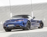 2020 Mercedes-AMG GT Roadster (Color: Brilliant Blue Magno) Rear Three-Quarter Wallpapers 150x120