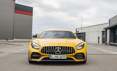 2020 Mercedes-AMG S Coupe (Color: AMG Solarbeam) Front Wallpapers 450x275 (3)