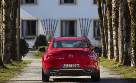 2020 Mercedes-Benz CLA 200 Coupe (Color: Jupiter Red) Rear Wallpapers 450x275 (31)
