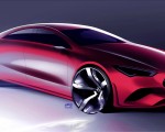 2020 Mercedes-Benz CLA 250 Coupe Design Sketch Wallpapers 150x120