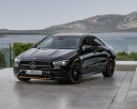 2020 Mercedes-Benz CLA 250 Coupe Edition Orange Art AMG Line (Color: Cosmos Black) Front Three-Quarter Wallpapers 150x120