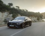 2020 Mercedes-Benz CLA 250 Coupe Edition Orange Art AMG Line (Color: Cosmos Black) Front Three-Quarter Wallpapers 150x120