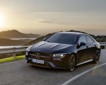 2020 Mercedes-Benz CLA 250 Coupe Edition Orange Art AMG Line (Color: Cosmos Black) Front Three-Quarter Wallpapers 150x120